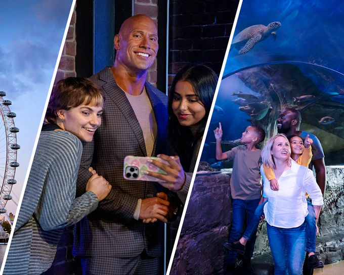 Combo: London Eye + Madame Tussauds + SEA LIFE London Aquarium Tickets