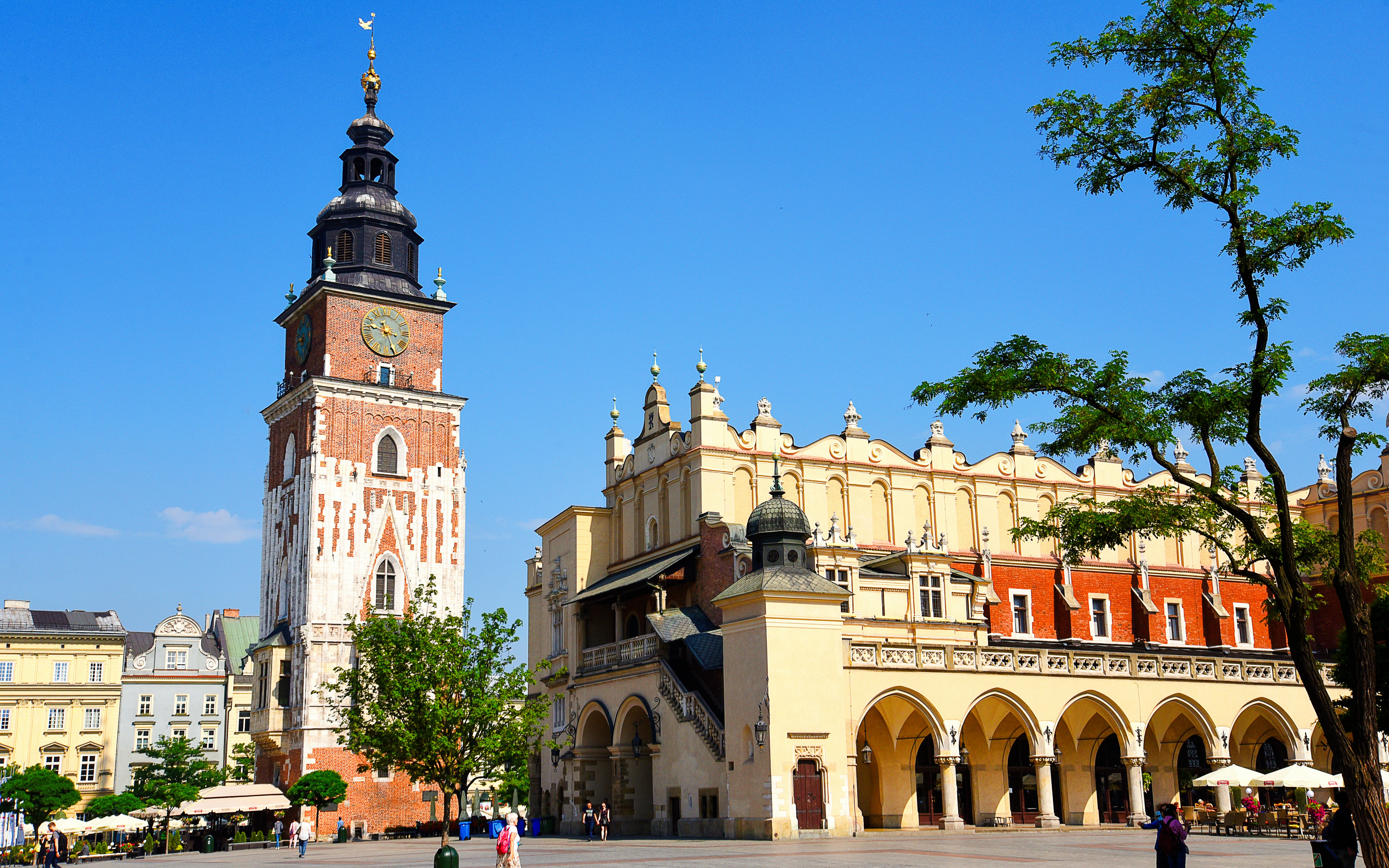 Town Hall Tower and Cloth Hall in Krakow