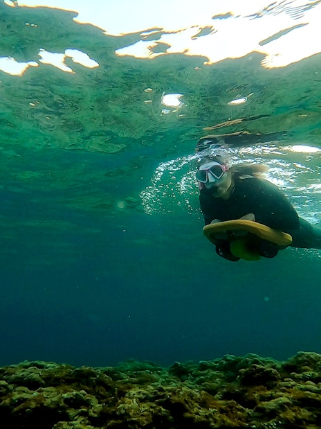 Underwater scooter ride in Saint-Jean-Cap-Ferrat, Nice, France.