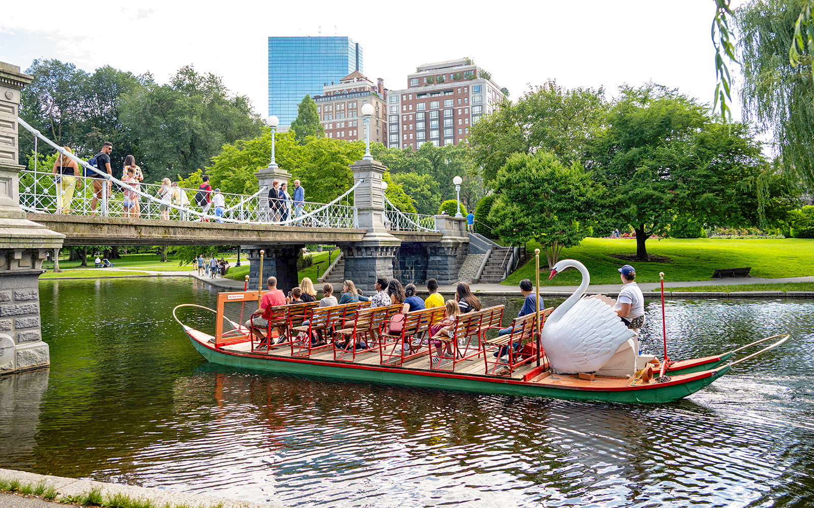 Swan Boats in Boston Commons