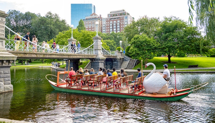 Swan Boats in Boston Commons