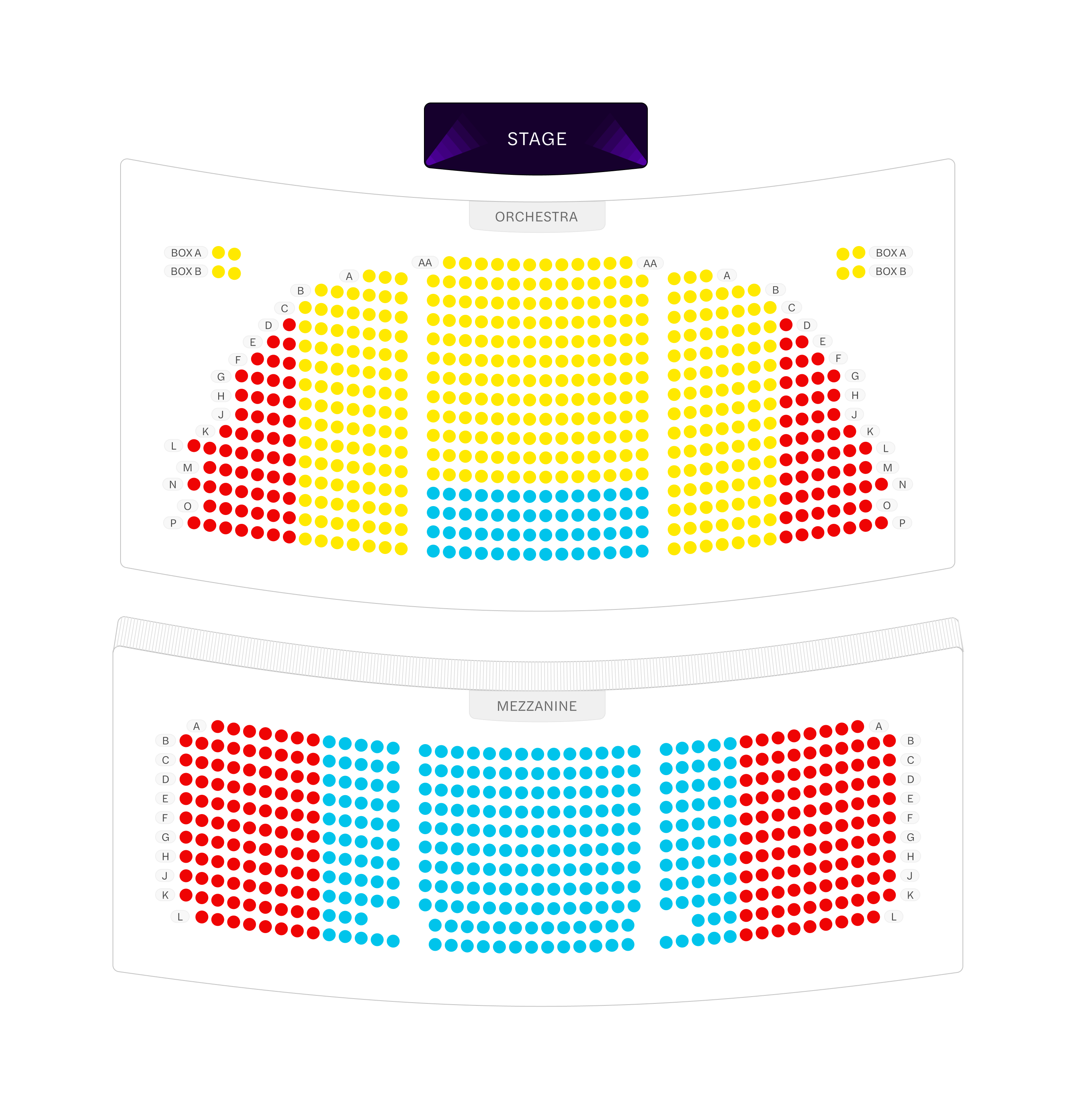 Shubert Theatre Seating Chart