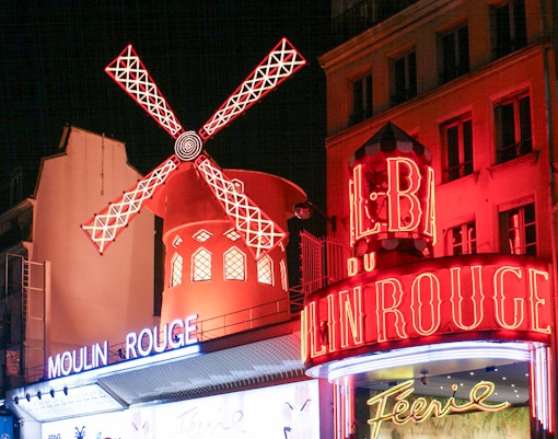 Moulin Rouge at Montmartre Paris