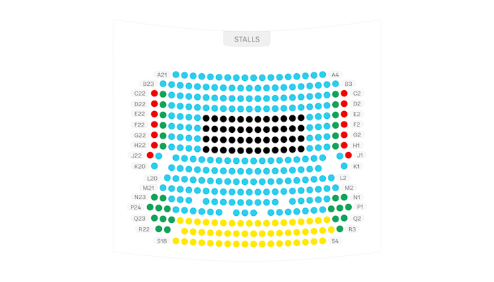 Criterion Theatre Stalls Seating Plan