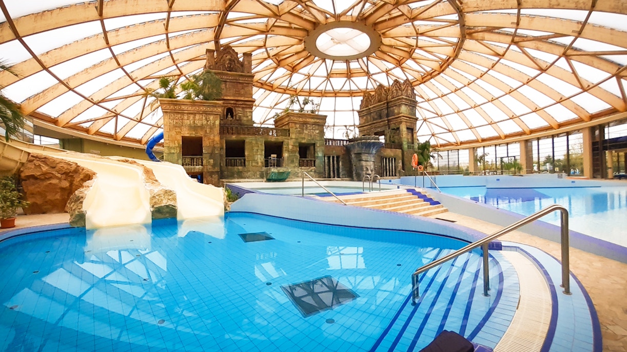 Timing - This is a Photograph of Aquaworld Water Park