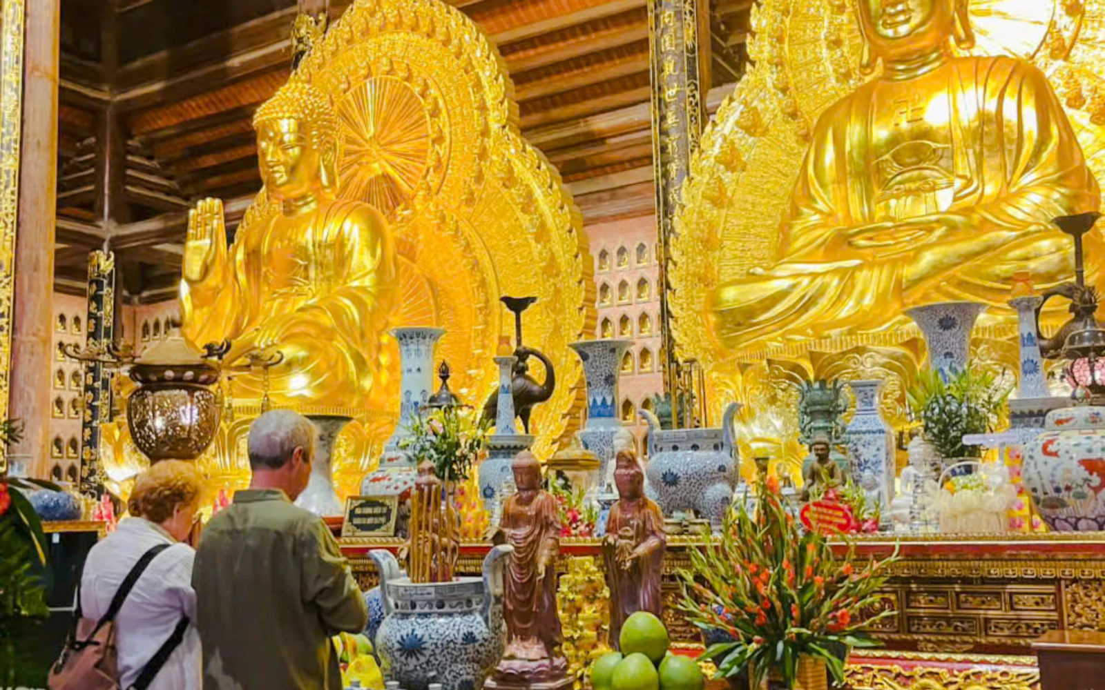 Ninh Binh Cooking Class with Bai Dinh Pagoda Night Tour