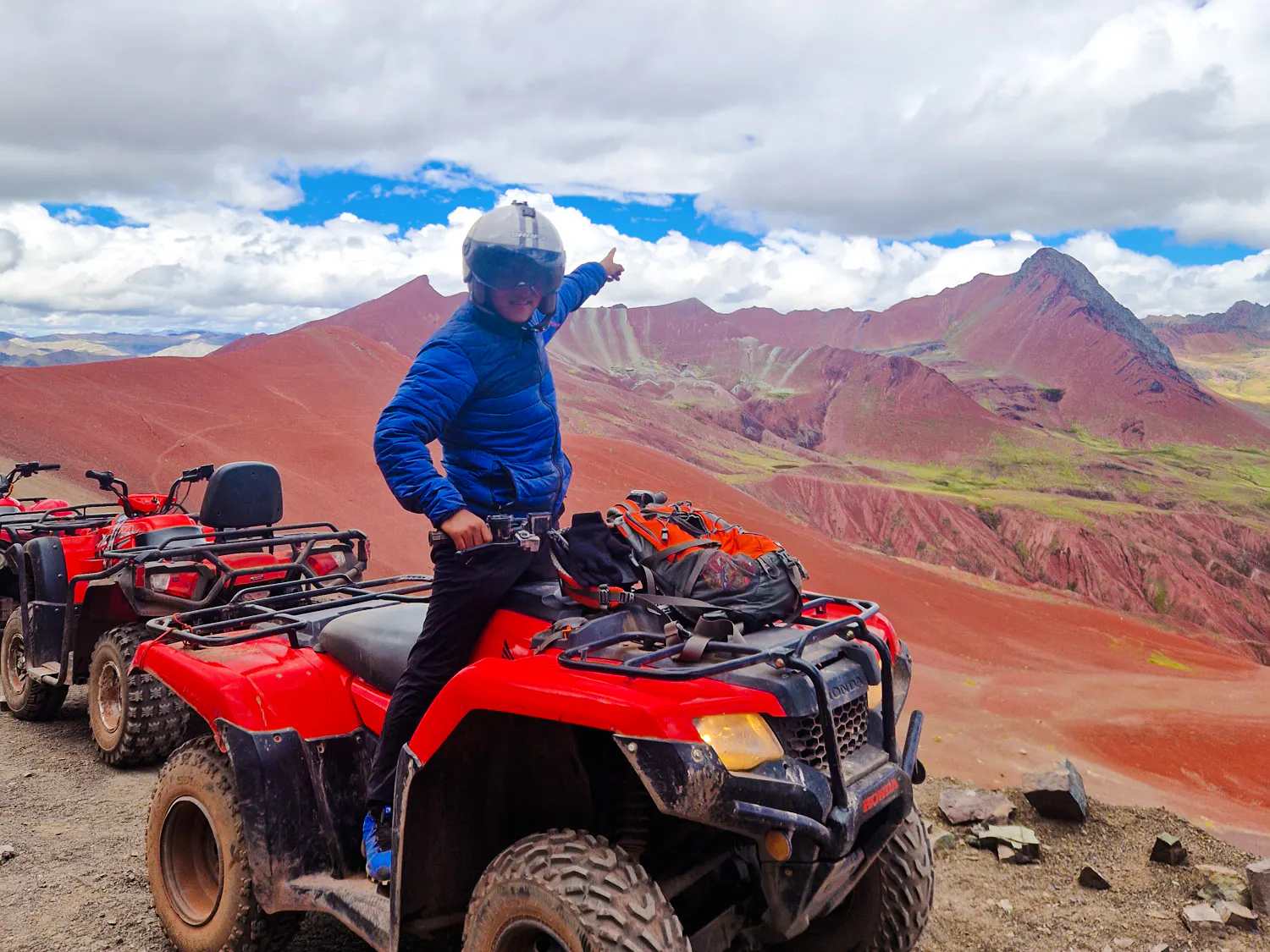 Rainbow Mountain and Red Valley ATV Adventure