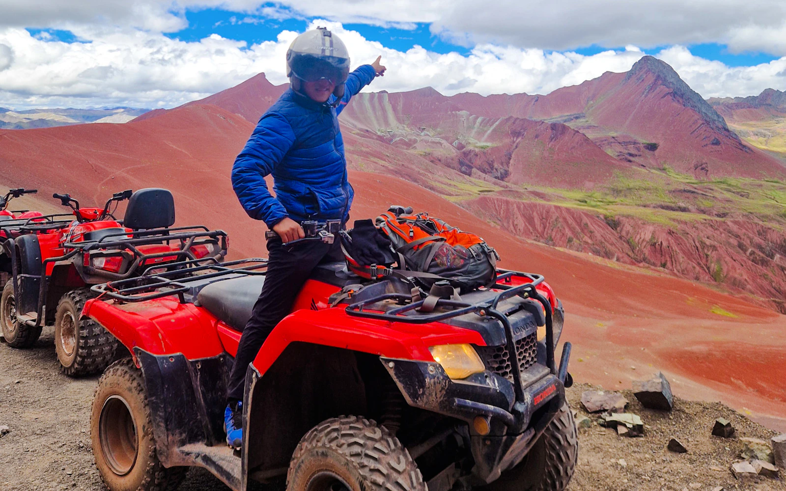 Rainbow Mountain and Red Valley ATV Adventure
