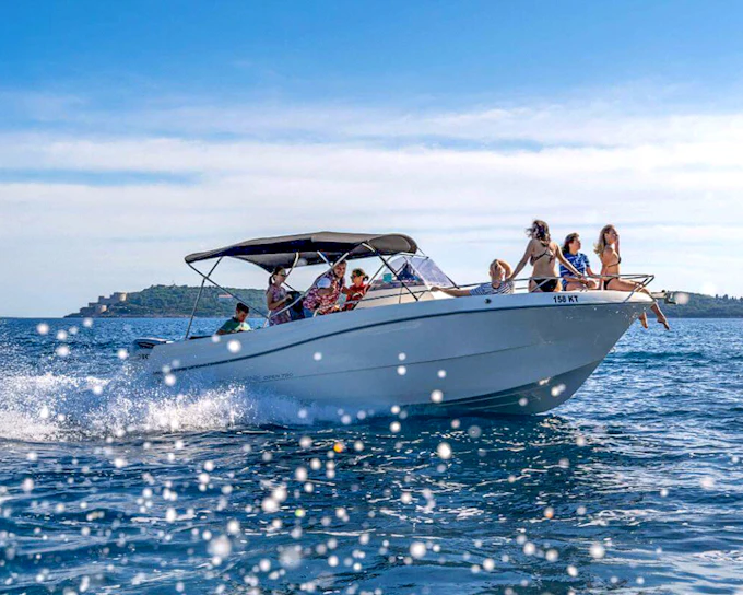 From Kotor : 3-Hour Private Blue Cave & Bay of Kotor Speedboat Tour (Up to 6 People)