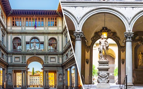 combo: uffizi galerij + accademia galerij rondleiding-1