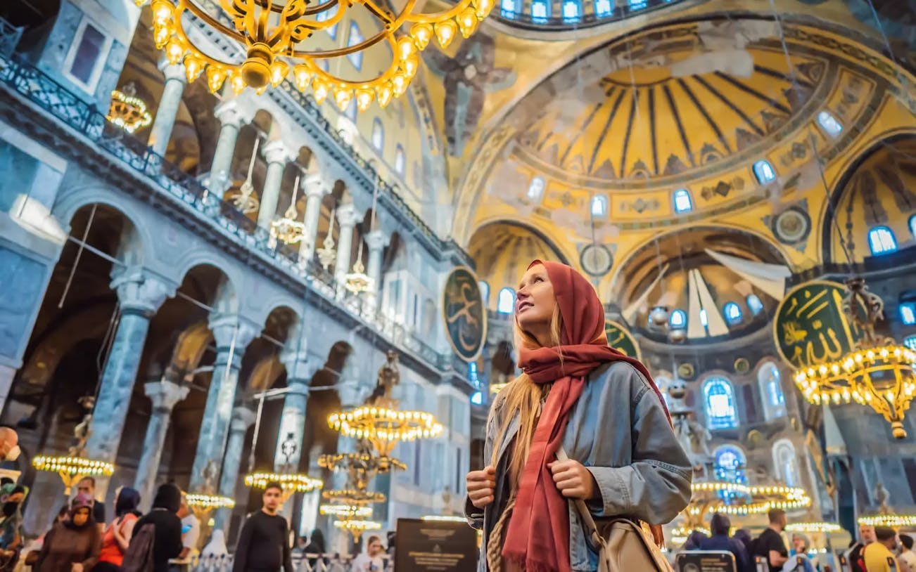 guidet tur i istanbuls gamle bydel i mindre gruppe med spring-køen-over-indgang til hagia sophia og afhentning på hotellet-3