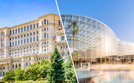Combo: Skip-the-Line Guided Tour of Palace of Parliament + Entry to Therme Bucuresti Spa Tickets