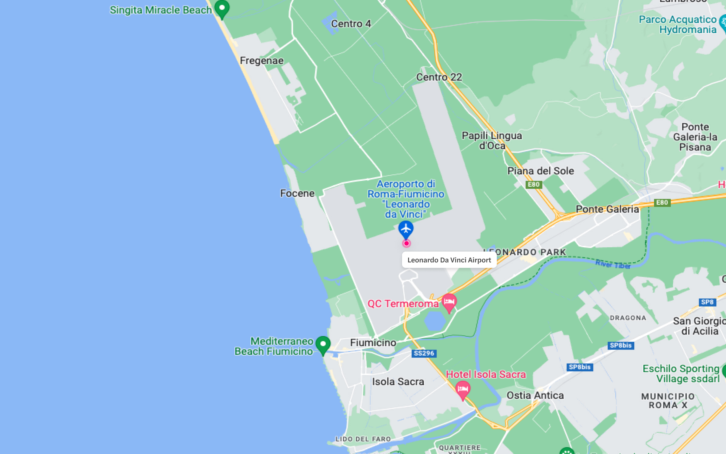 prenota Trasferimenti aeroportuali da Fiumicino Aeroporto