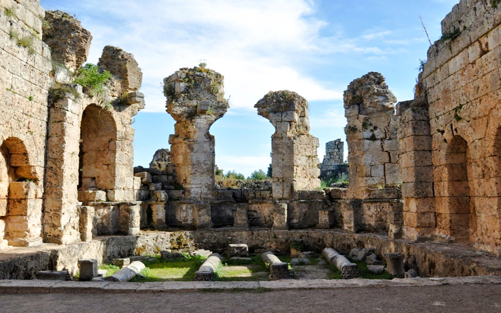 From Antalya: Perge and Aspendos Ancient Cities and Manavgat Waterfall Day Trip