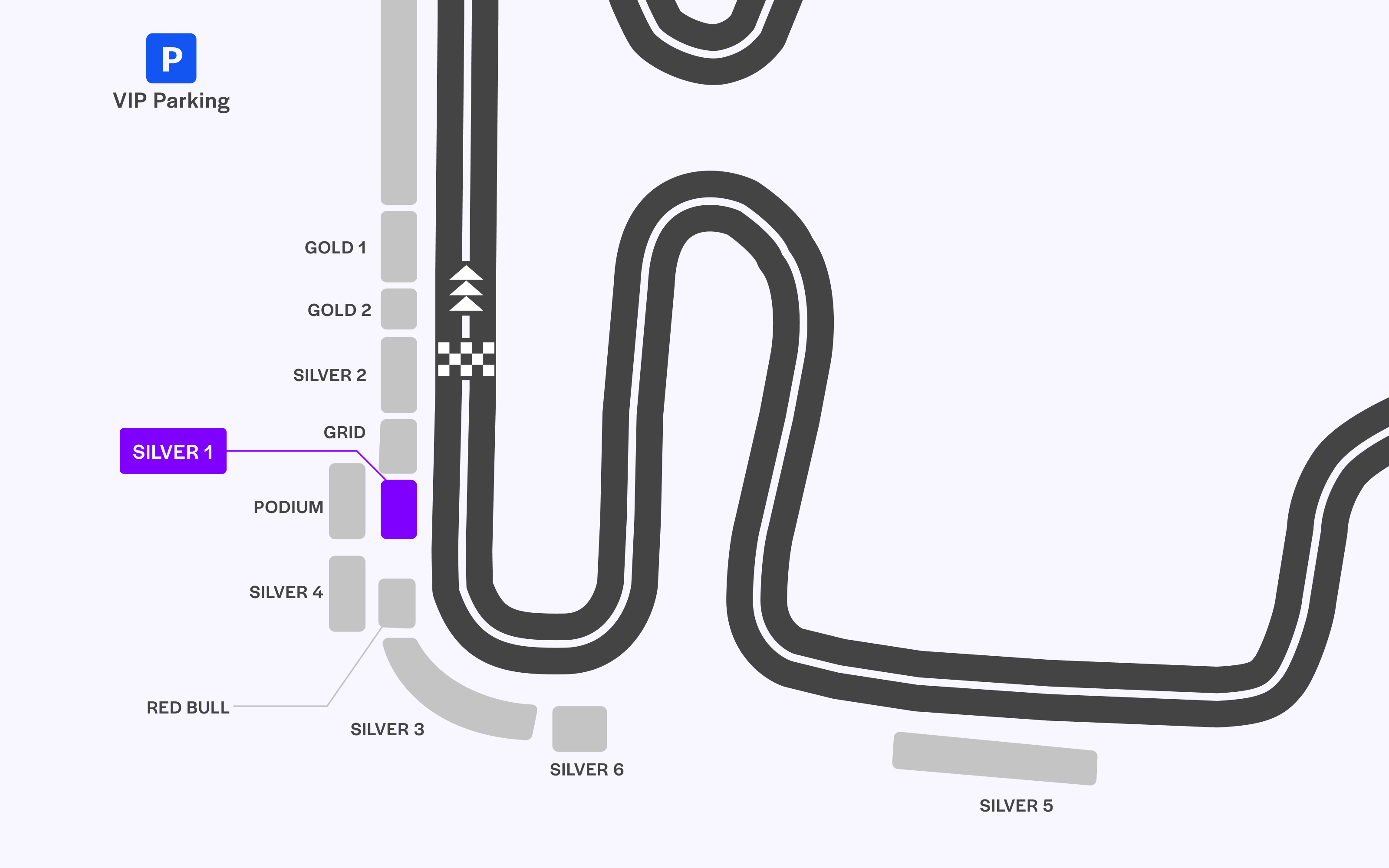 Plano de assentos do GP da Hungria