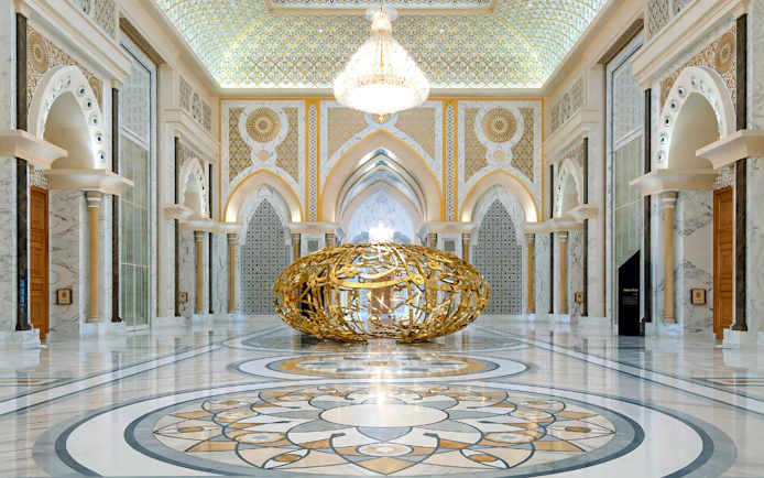 Abu Dhabi City Tour with Entry to Sheikh Zayed Grand Mosque, Qasr Al Watan & Louvre Abu Dhabi and Transfers
