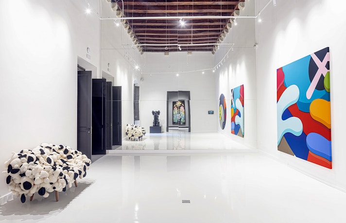 KAWS art at Moco Museum, Barcelona
