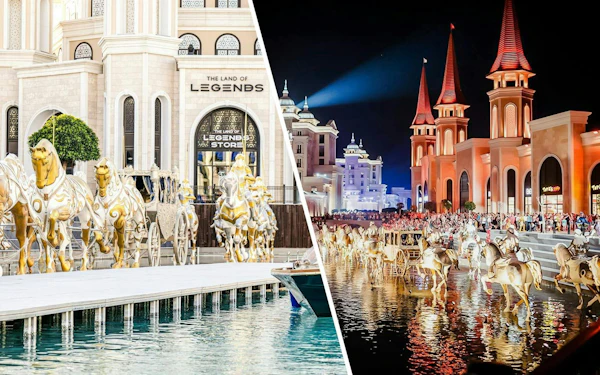 The Land of Legends Entry Tickets with Night Show & Transfers