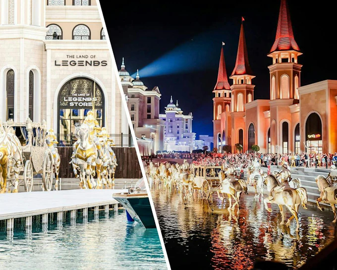 The Land of Legends Entry Tickets with Night Show & Transfers