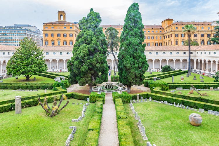 The Cloister of Michelangelo of the Baths of Diocletian