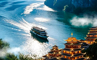 from chongqing: chiyou jiuli city, gongtan ancient town and wujiang river day trip-3