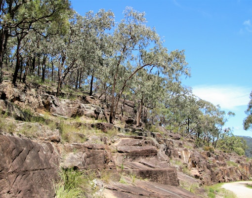 The Convict Trail Great North Road Historical Site at Wisemans Ferry New South Wales, Australia.