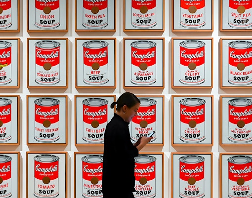 Andy Warhol artwork at Doris and Donald Fisher Collection