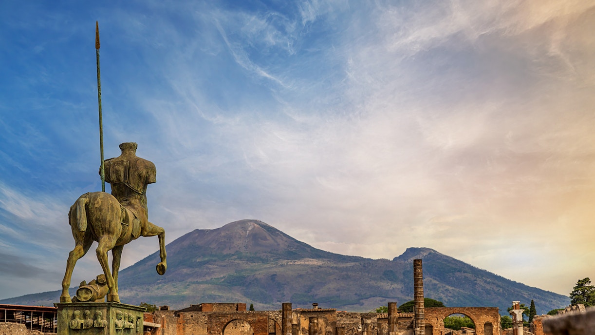 Ao redor do Monte Vesúvio