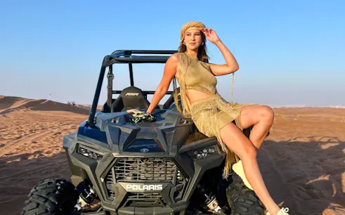 safari în deșertul din dubai cu tur auto prin deșert, călărie pe cămilă, sandboarding, cină cu grătar și divertisment live-1