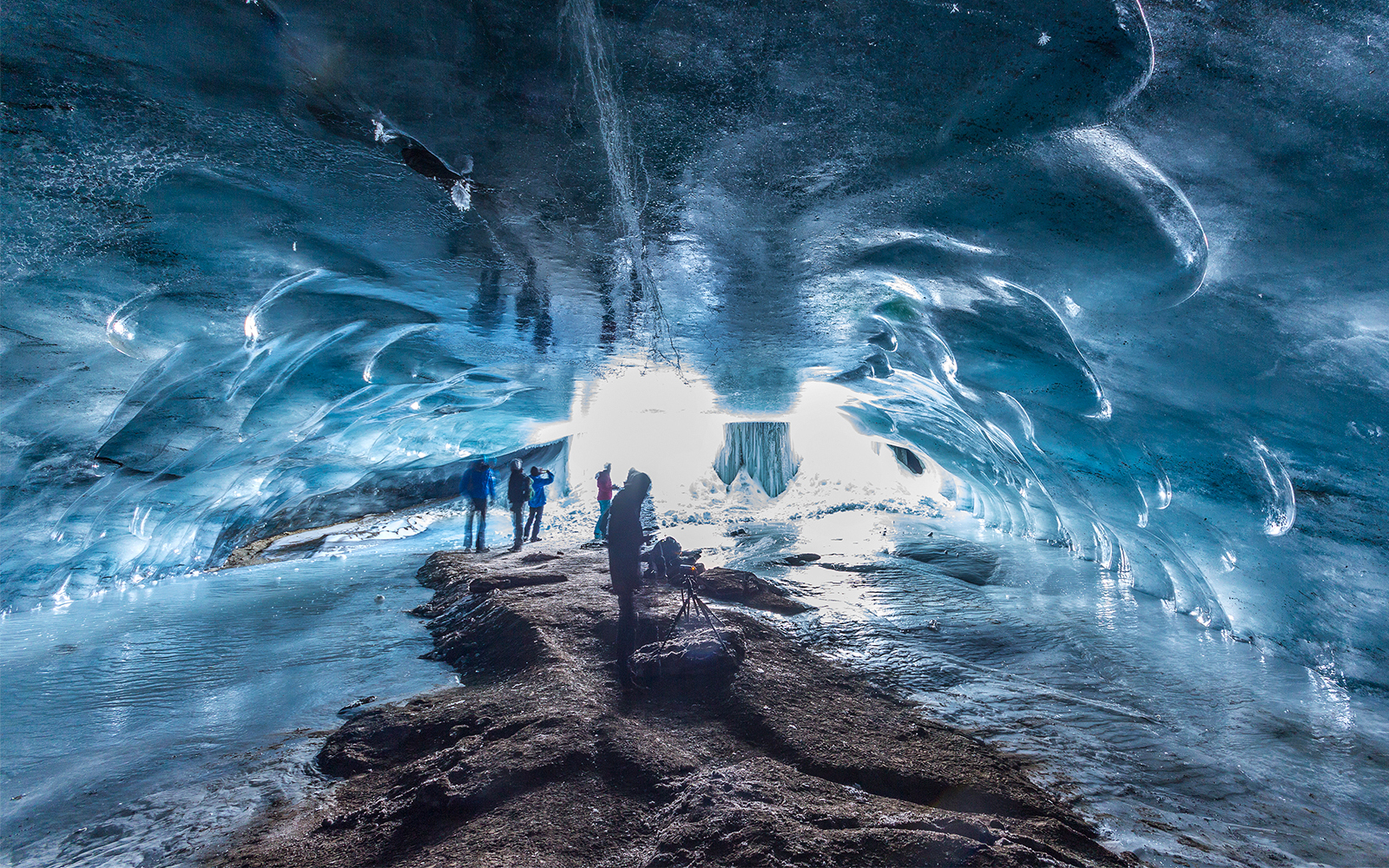 Eiskathedrale bei Glacier 3000