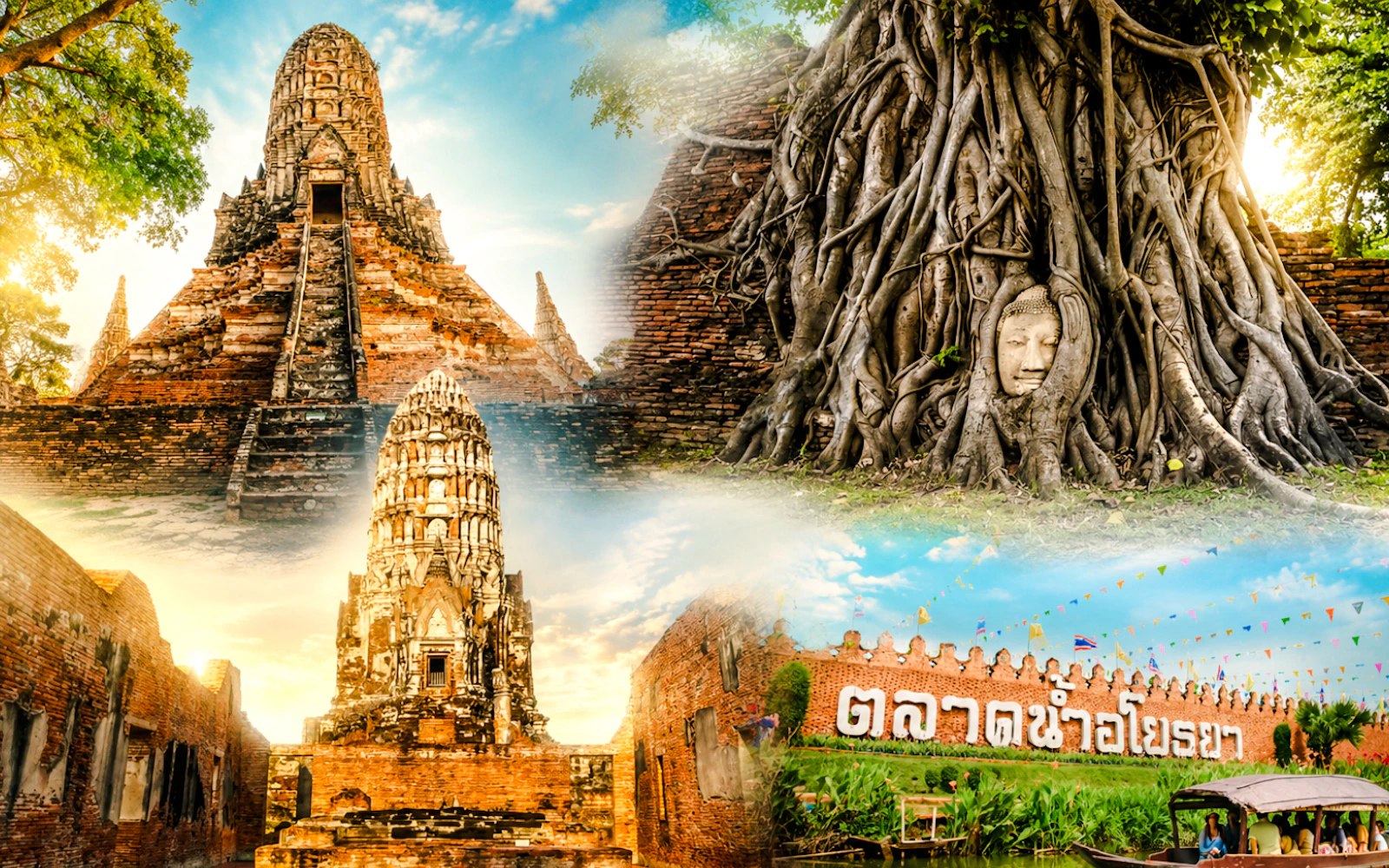 Bangkok Private Van Charter With Driver to Ayutthaya Historical Park and Floating Market Image 1