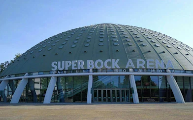 Super Bock Arena exterior in Porto, part of the Hidden Porto War and Passion tour.
