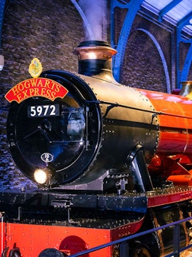 Hogwarts Express train at Harry Potter Tokyo Studio.