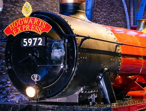 Hogwarts Express train at Harry Potter Tokyo Studio.