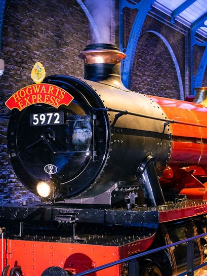 Hogwarts Express train at Harry Potter Tokyo Studio.