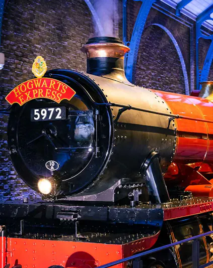Hogwarts Express train at Harry Potter Tokyo Studio.