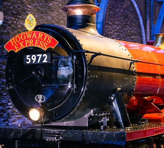 Hogwarts Express train at Harry Potter Tokyo Studio.