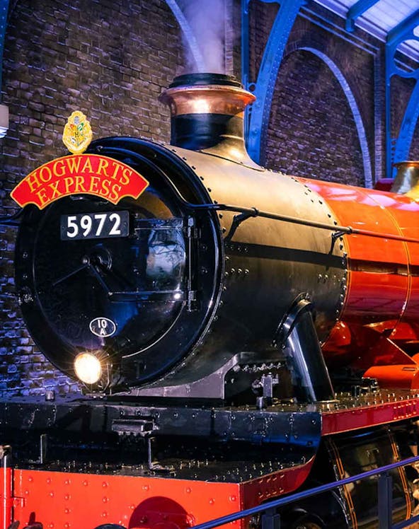 Hogwarts Express train at Harry Potter Tokyo Studio.