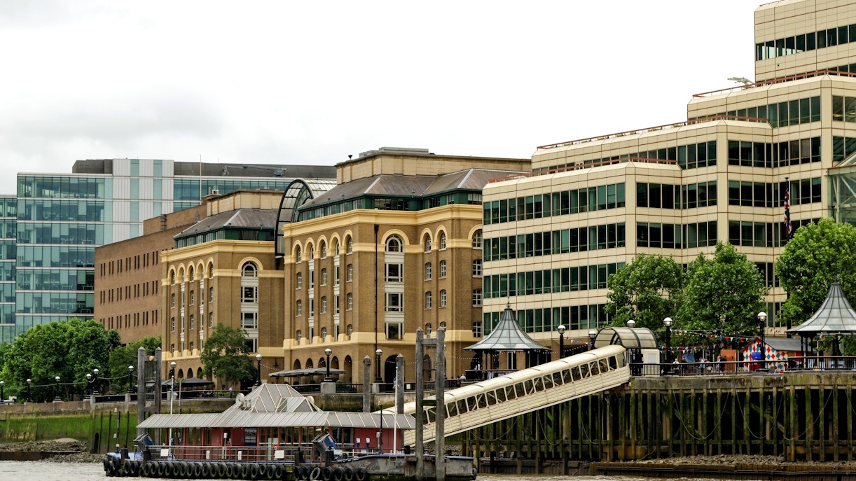 Entrance to HMS Belfast at Thames River