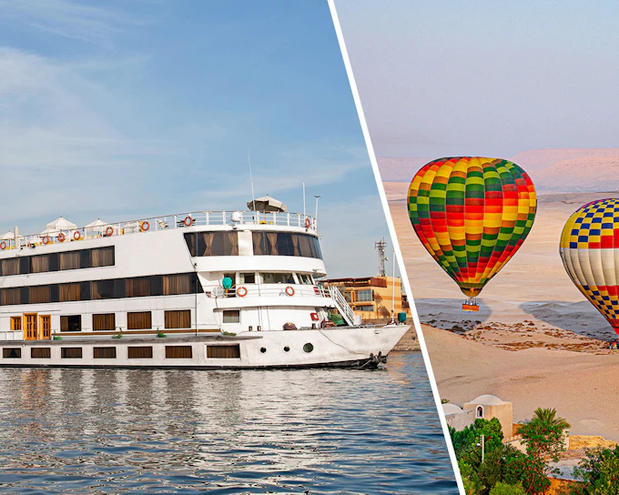 From Luxor: 5-Day Nile Cruise with Hot-Air Balloon Ride & Abu Simbel Visit