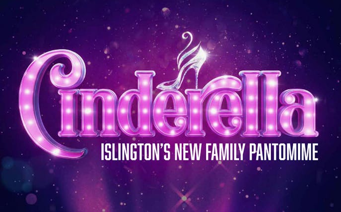 Cinderella pantomime poster for Islington family show.