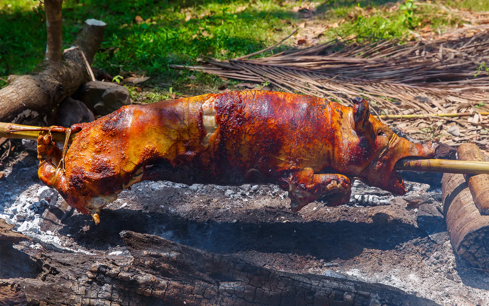 5:30pm: Enjoy an all-you-care-to-eat Hawaiian luau feast