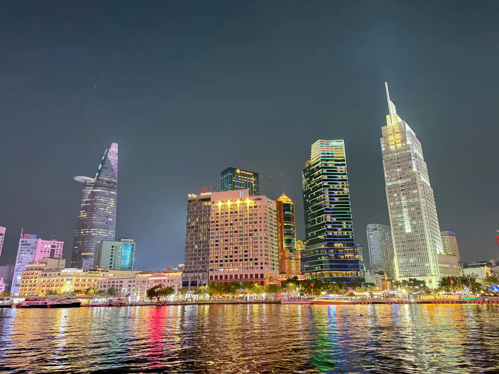 lively saigon skyline view river cruise + walking tour-1