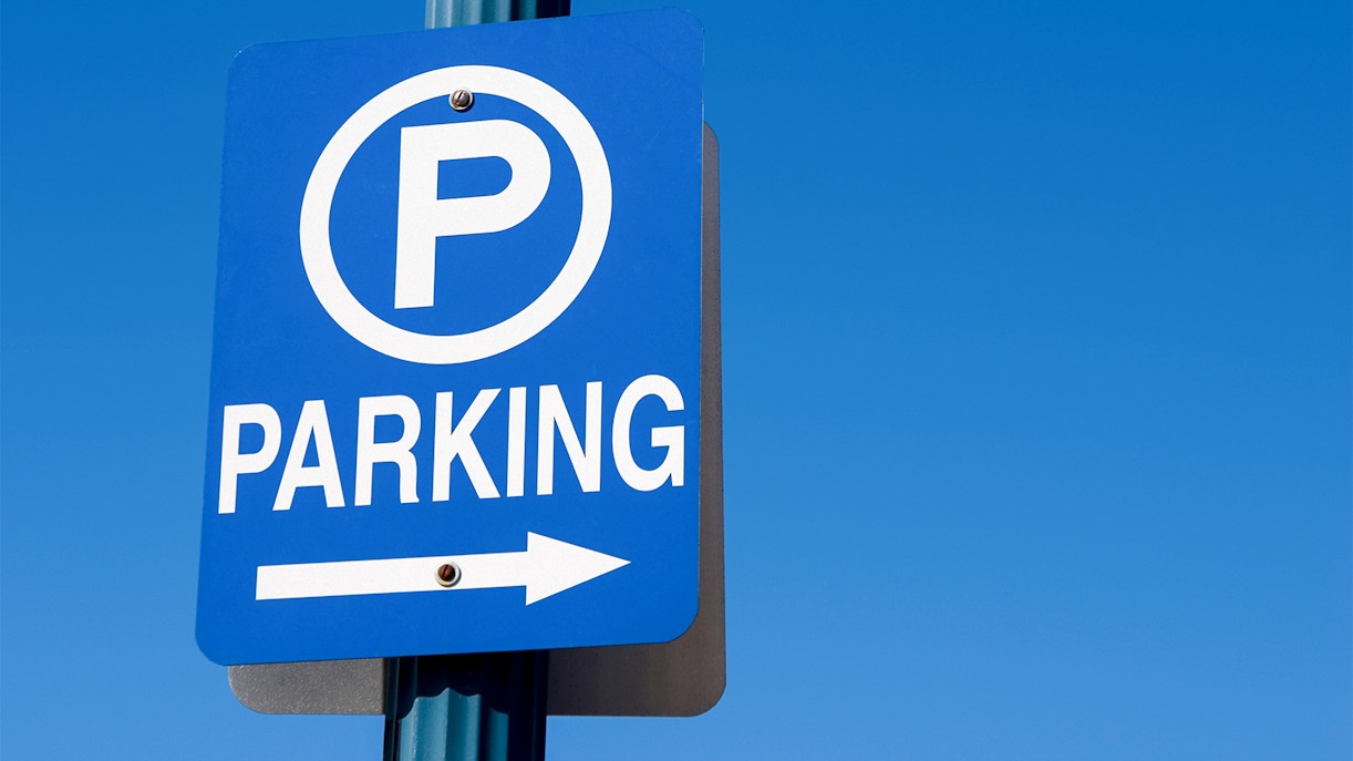 Parking sign at Dream Forest Langkawi entrance.