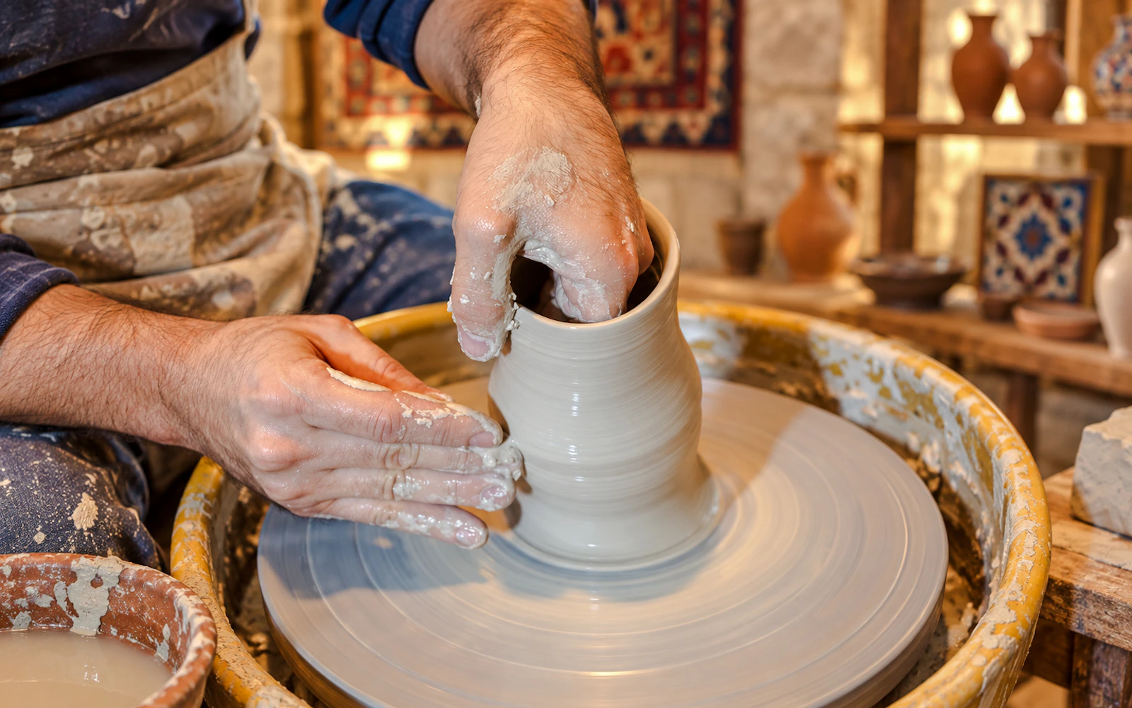 Baku Old City Pottery Workshop with Local Artisan (Product 55859)