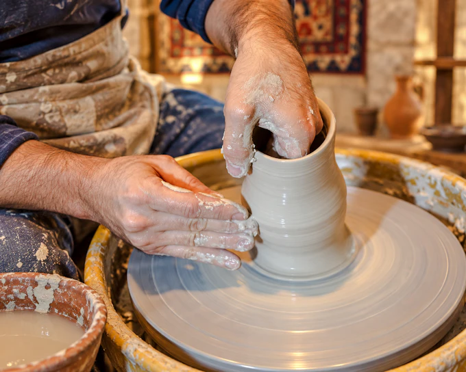 Baku Old City Pottery Workshop with Local Artisan (Product 55859)