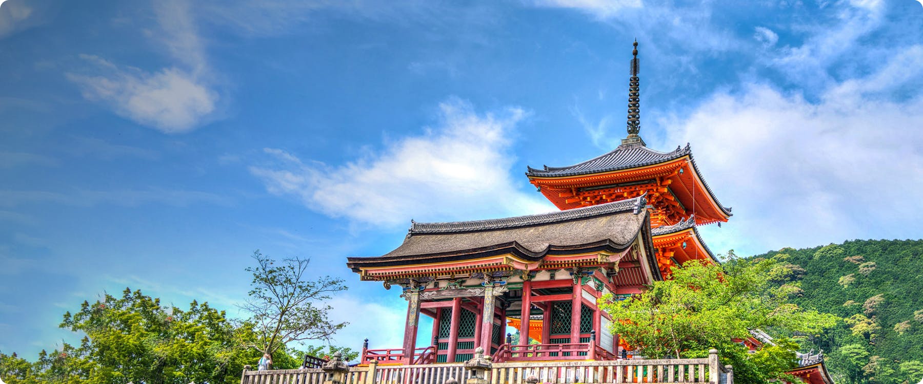 Fushimi Inari Shrine torii gates in Kyoto, Japan.