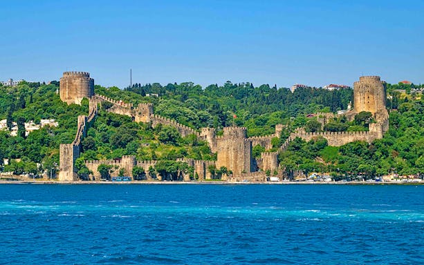 Rumeli Fortress along the Bosphorus during Golden Horn Cruise tour.