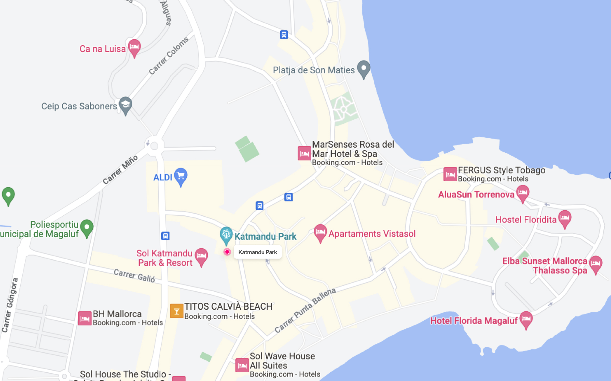 Katmandu Park GMap Location