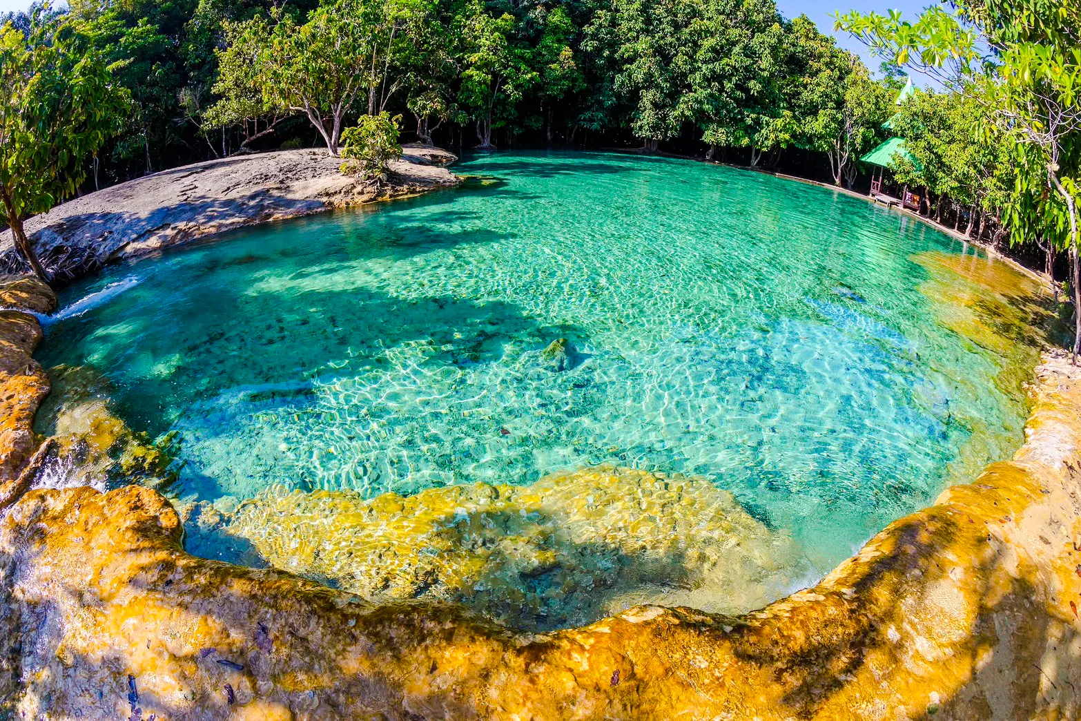 Krabi: Hot Springs, Emerald Pool and Tiger Cave Temple Tour